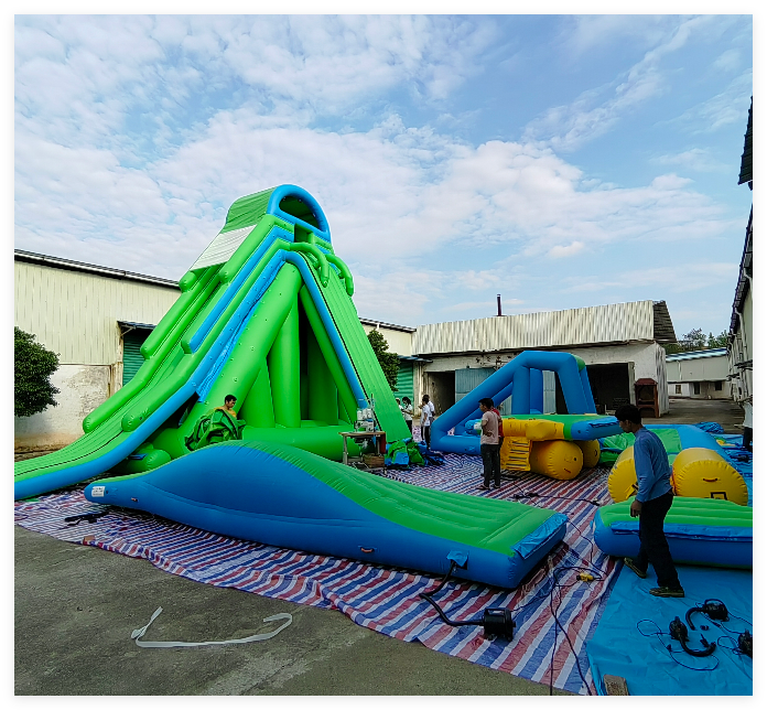 Hushine inflatable water park assembly