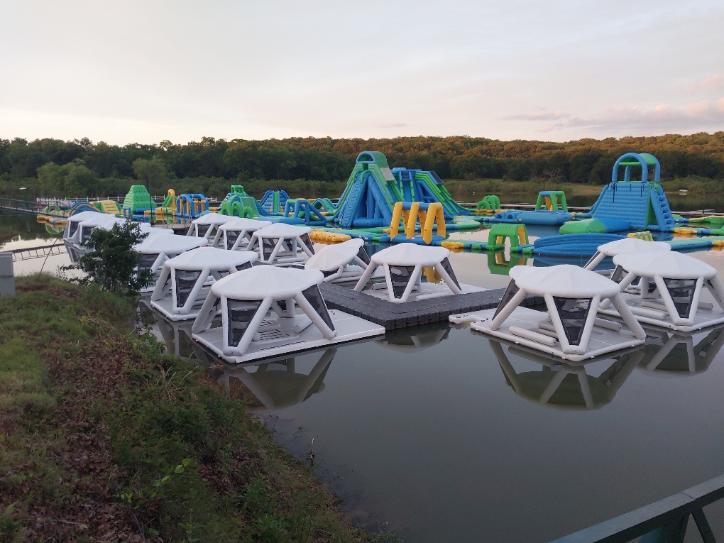 Commercial Inflatable Water Park Modules & Obstacle Elements