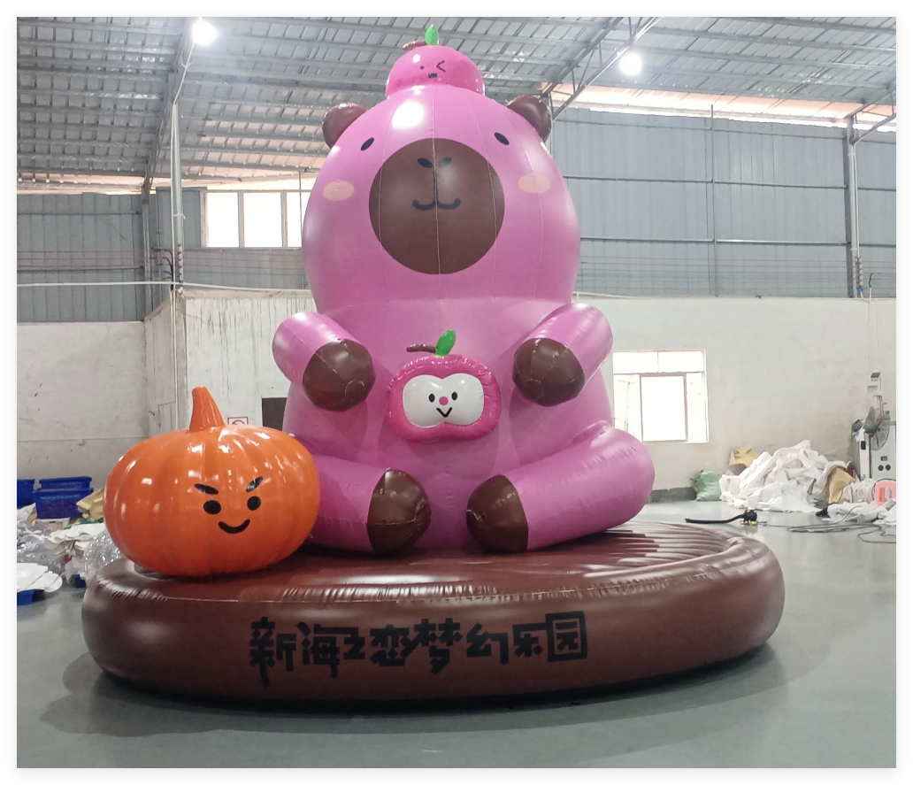 Giant Inflatable Capybara Mascot for Event Display - Image 2