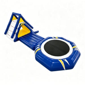 Floating Inflatable Water Trampoline with Slide
